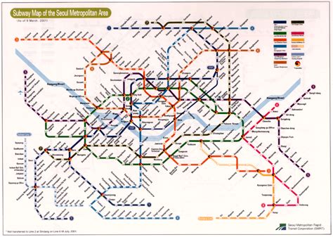 Seoul Metropolitan Rapid Transit Map The Art Department Pinterest