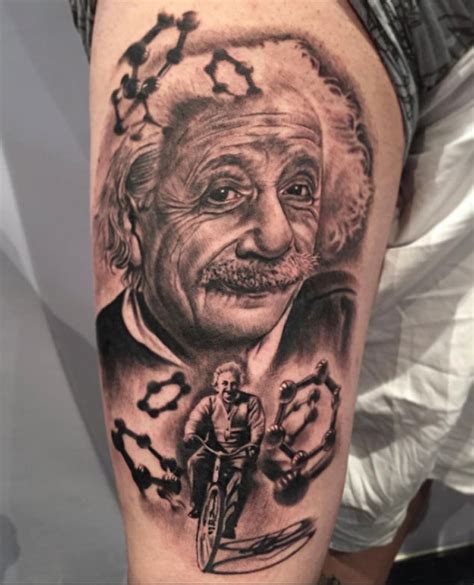 15 Incredible Albert Einstein Tattoos Tattooblend