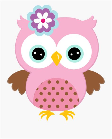 Owl Art Owl Clip Art Cute Owl Pink Corujinhas Minus