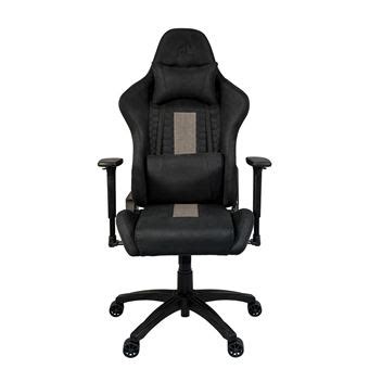 Corsair Tc Relaxed Gaming Chair Fabric Gray Black Chaise