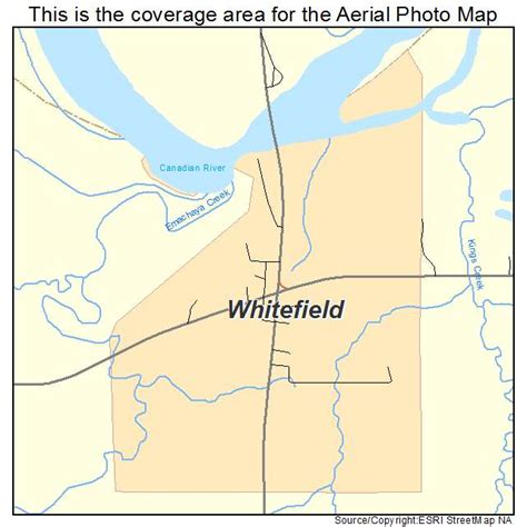 Aerial Photography Map Of Whitefield Ok Oklahoma