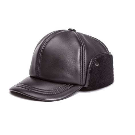 Real Sheepskin High Quality Genuine Leather Hat Genuine Winter Hat