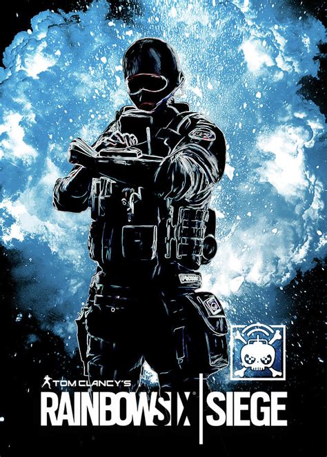 Rainbow Six Siege Twitch Digital Art By Long Jun