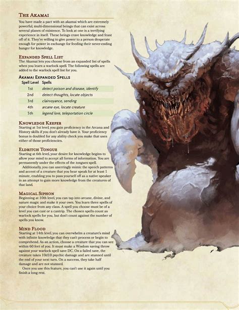 Alternative Patron For Warlocks Dungeons And Dragons Dnd 5e Homebrew