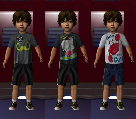 Birdgurls Sims 2 Creations Toddler Male Outfit Collection 35