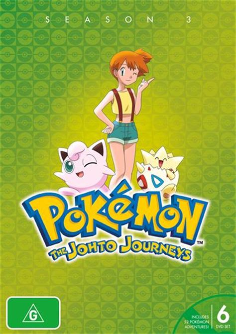 Buy Pokemon Johto Journeys Season 3 On Dvd On Sale Now With Fast