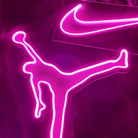 Nike Led Neon Sign Nike Logo Neon Sign Sport Neon Sign Etsy
