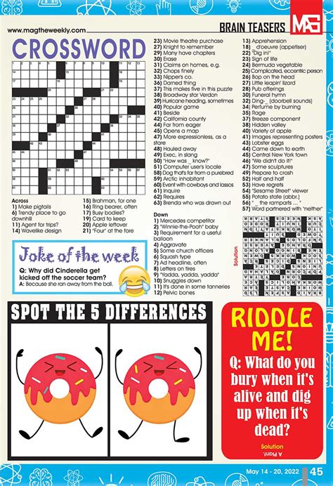 Brain Teasers Brain Teasers Mag The Weekly