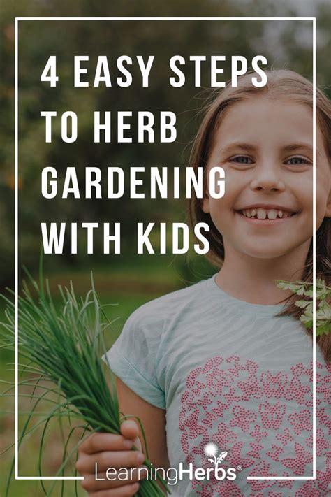4 Easy Steps To Herb Gardening With Kids Learning Herbs Learning