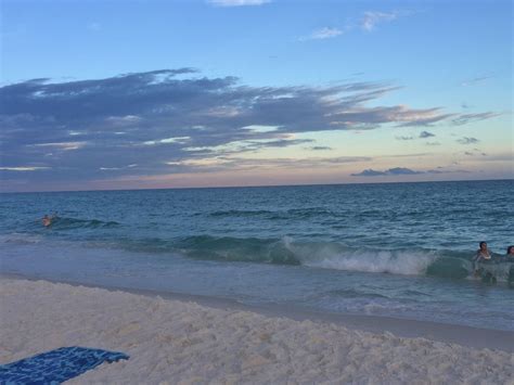 Crystal Sands Beach At Sunset Destin Florida Travel Photography