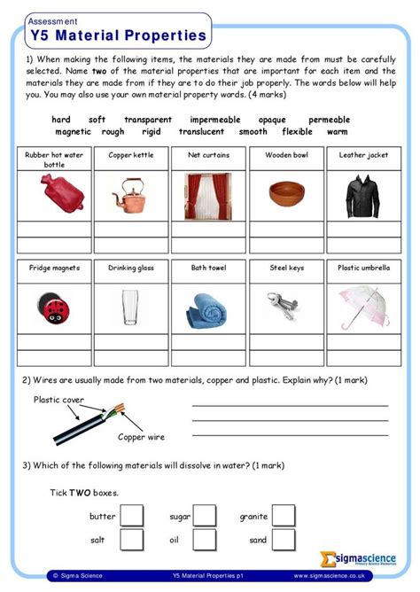 Properties And Changes Of The Materials STEM