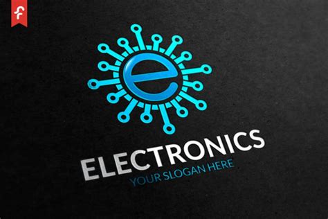 Electronics Logo Creative Logo Templates ~ Creative Market