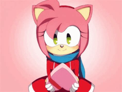 Sonic Amy Rose Gif Sonic Amy Rose Valentines Day Discover Share Gifs