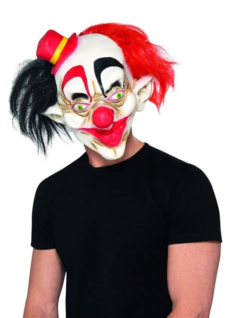 Creepy Clown Mask Fancy Dress Town Superheroes And Halloween Costumes
