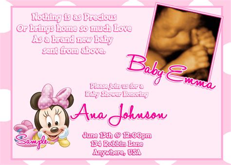 Reality tv star shawn mkhize shared some snaps on. Free Printable Little Minnie Mouse Baby Shower Invitation ...