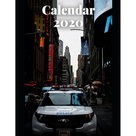 Police Officer Calendar 2020 Calendar Weekly Planer 2020 Logbook Diary