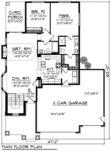 Nelton Craftsman Ranch Home Plan 051d 0851 Shop House Plans And More