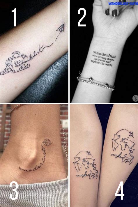 29 Wanderlust Tattoo Ideas For A Travelers Heart Tattooglee