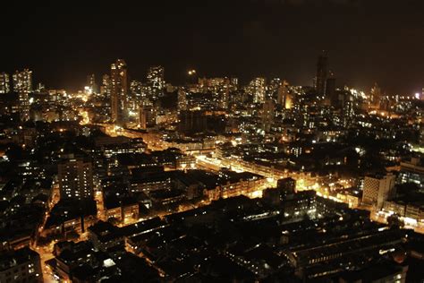 Night Time Cityscape In Mumbai India Image Free Stock Photo Public
