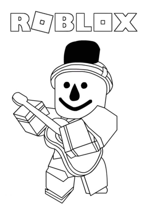 Roblox Girl Noob Coloring Pages
