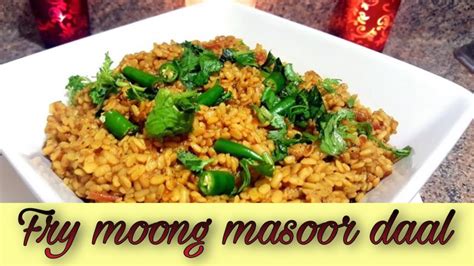 Bhuni Hui Moong Or Masoor Ki Daal Fry Moong Masoor Daal Recipe Easy