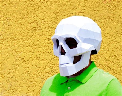 Diy Skull Mask Skull Mask Halloween Masks Papercraft Halloween