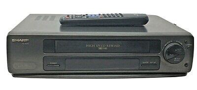Sharp VCR VC A343U VHS HQ Player Recorder High Speed Rewind With Remote
