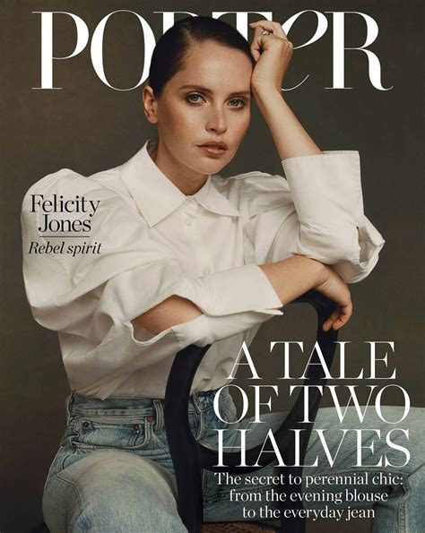 Felicity Jones Covers Porter Magazine November 1st 2019 By Ben Weller