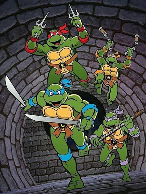 Classic Teenage Mutant Ninja Turtles Artwork