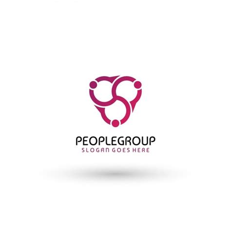 Free Vector People Group Logo Template