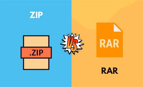 Zip Vs Rar What S The Difference With Table