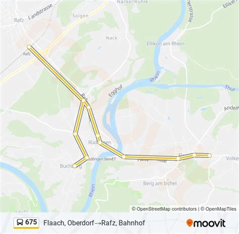 675 Route Schedules Stops And Maps Flaach Oberdorf‎→rafz Bahnhof