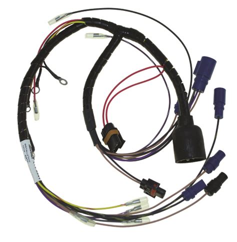 Wiring harness for johnson evinrude outboard motors fits 1988 1991 88 90 100 and 115 hp engines. Wiring | Harnesses | Johnson | Evinrude | Outboards | Basic Power