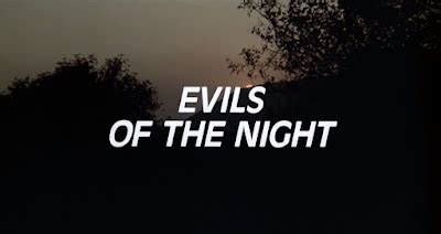 The Bloody Pit Of Horror Evils Of The Night 1985