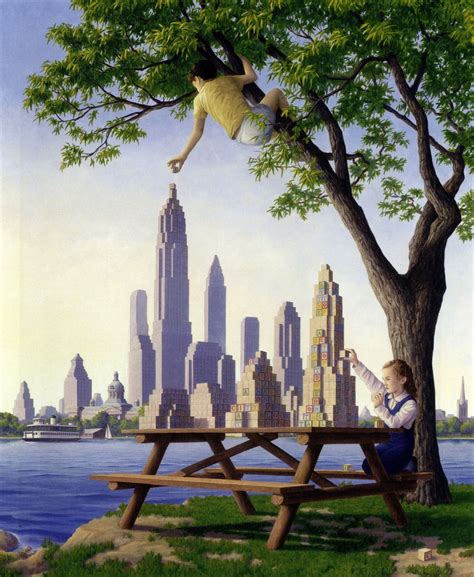 The Incredible Paintings Of Rob Gonsalves Album On Imgur Rene Magritte Amazing Optical