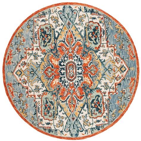 Browse a wide variety of area rugs for your home on houzz, including 8x10 area rugs, round area rugs, shag area rugs and modern area rugs. Safavieh Aspen Blue/Rust 7 ft. x 7 ft. Round Area Rug ...