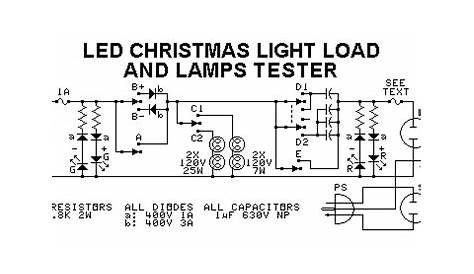led string lights circuit diagram