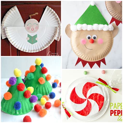 25 Christmas Paper Plate Crafts For Kids I Heart Arts N Crafts