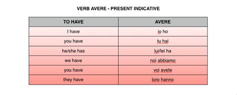 The Verb Avere In Italian - Lesson 9 – Intro to Verbs – Italian Language Course