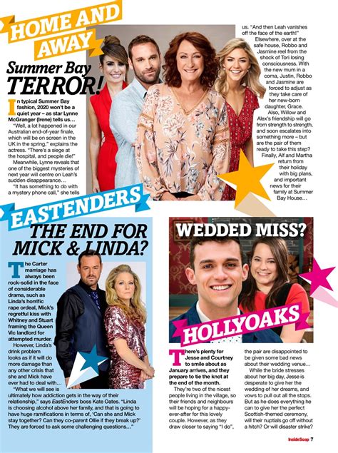 Inside Soap Magazine Issue 1 2020 Back Issue