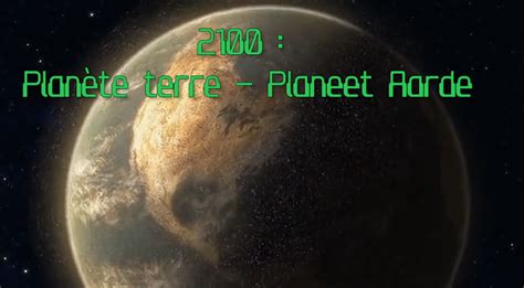 Video De Planeet Aarde In 2100 Stad Brussel