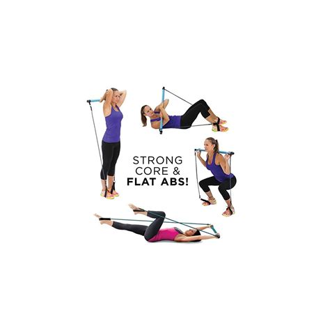 Empower Pilates Resistance Band And Toning Bar Home Gym Portable
