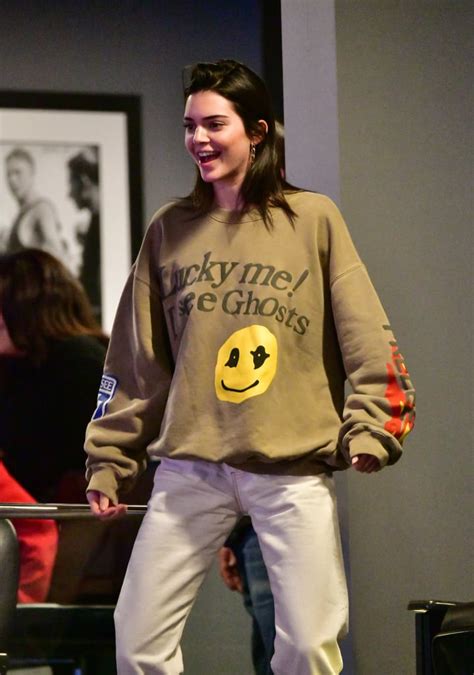 Kendall Jenners I See Ghosts Sweatshirt 2018 Popsugar Fashion Uk