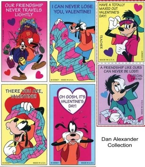 Valentines From Your Childhood Valentines Goofy Valentines Goofy Movie