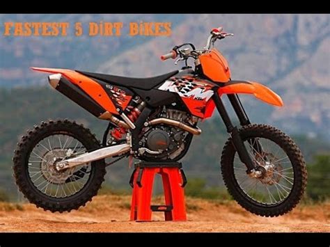 What's a good dirt bike for a 16 year old? Fastest 5 Dirt Bikes - YouTube