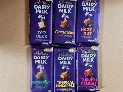 New Australian Cadbury Chocolates Dariy Milk Etsy