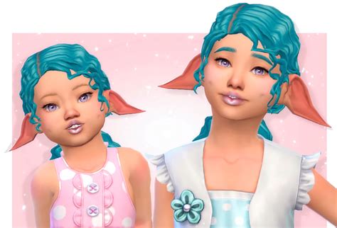 Peachibloom Okruee‘s Helena Hairstyle Mmfinds The Sims Sims Cc