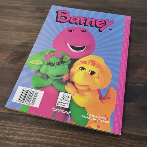 Barney The Dinosaur Better Than Ever Big Best Book To Color Etsy