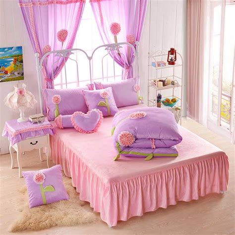 Mermaids exist bedding set for girls made of 100% percale cotton single bed. Teen Girl Bedding Set Velvet Fabric | EBeddingSets