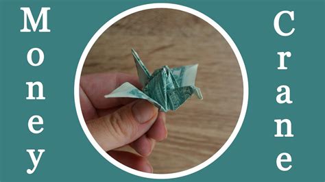 Amazing Money Crane Dollar Origami Bird Tutorial Diy By Nprokuda